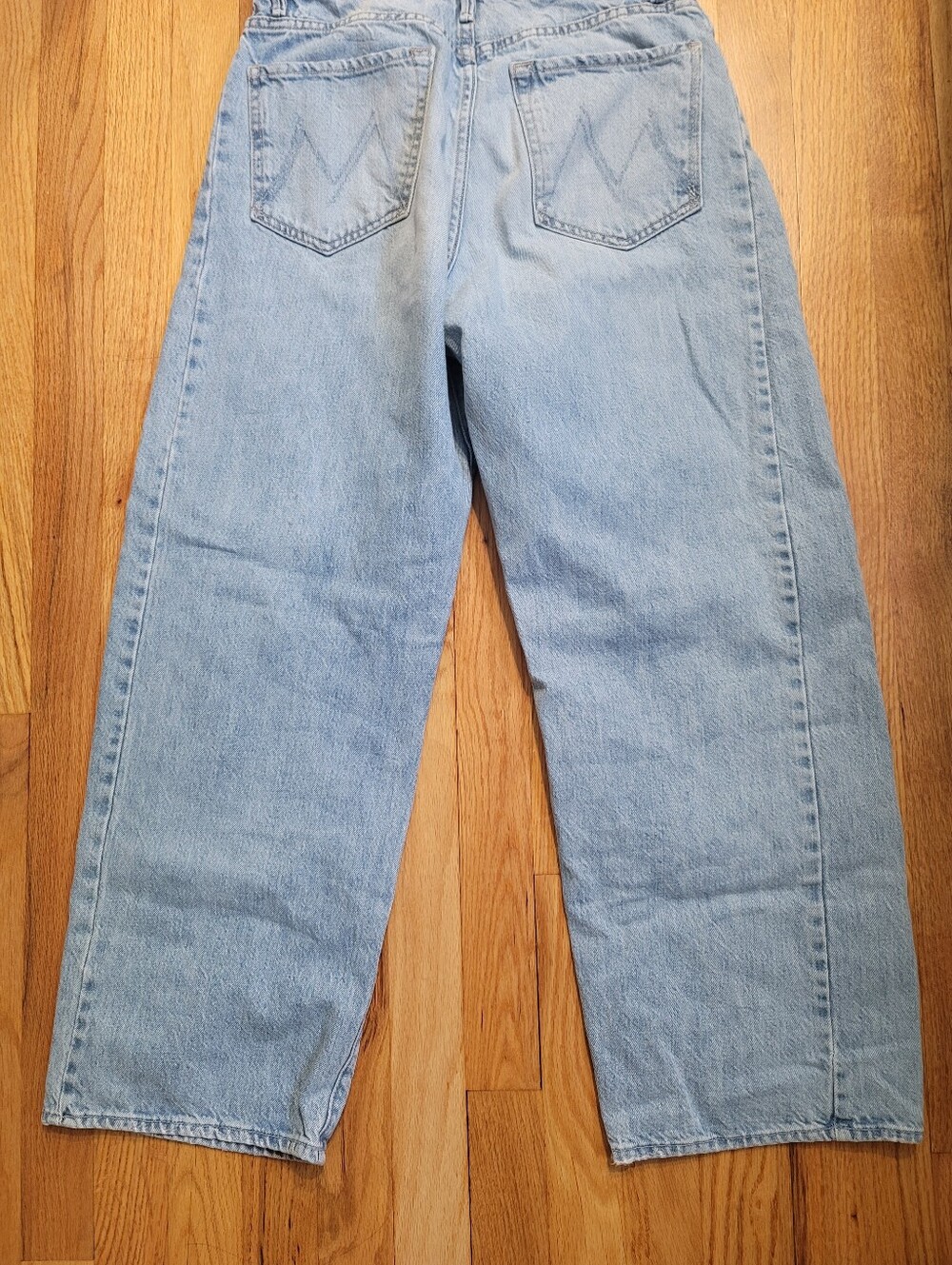 MOTHER Half Pipe Barrel Flood Jeans in Material Girl Size 26 Pre-owned - Picture 12 of 12